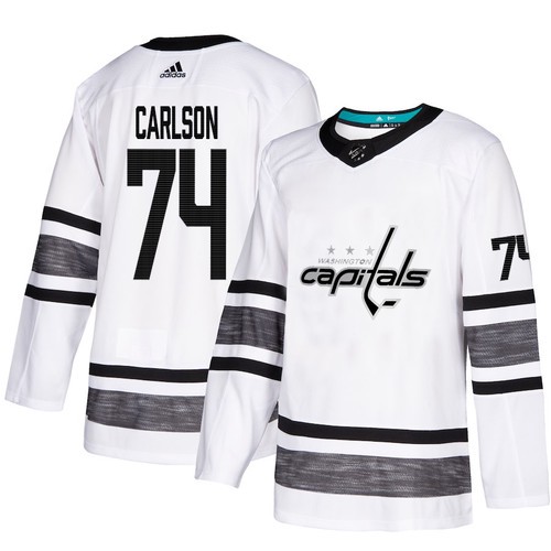 #74 John Carlson Weiß Authentic 2019 All-Star Stitched NHL